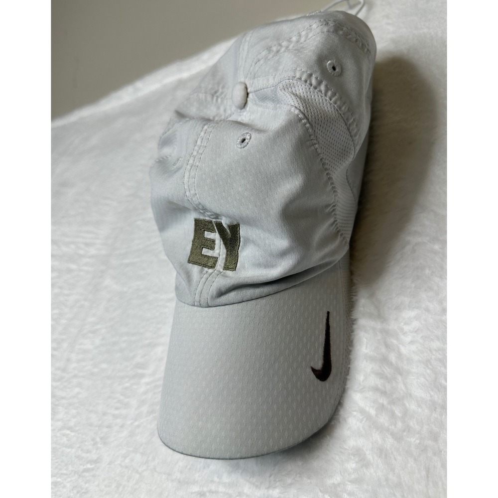 Nike Golf EY Elite Youth Performance Hat Gray Embroidered Swoosh Cap One Size